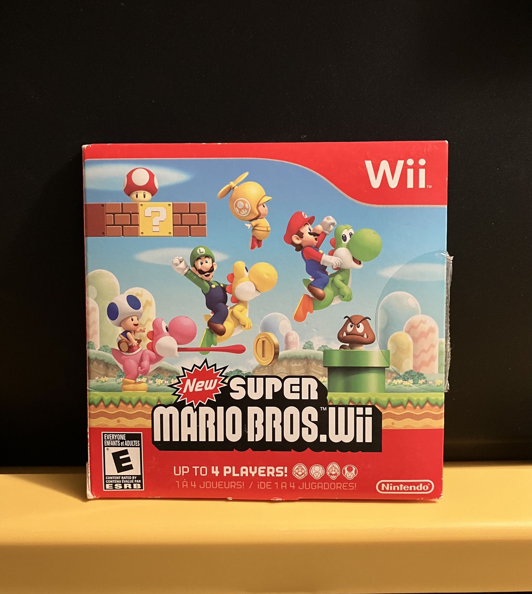 New Super Mario Bros Wii for Nintendo Wii video game console system brothers Luigi brothers