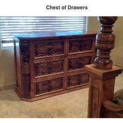 Hand Carved dresser
