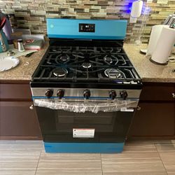 Frigidaire Stainless Steel Five Burner Gas Stove 