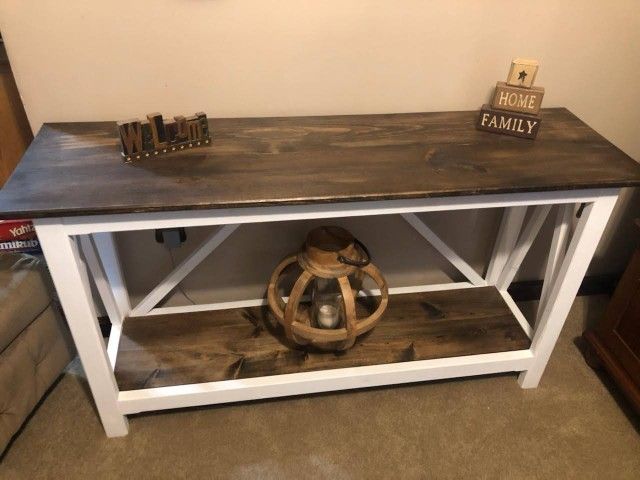 Rustic Farmhouse Console Tables
