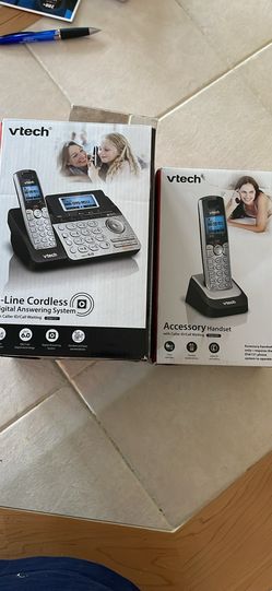 Vtech 2-lime Cordless Phones Bundle