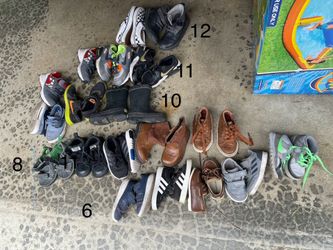 Boys Shoes Nike Air Max Adidas Converse Size 6c - 8c -12  