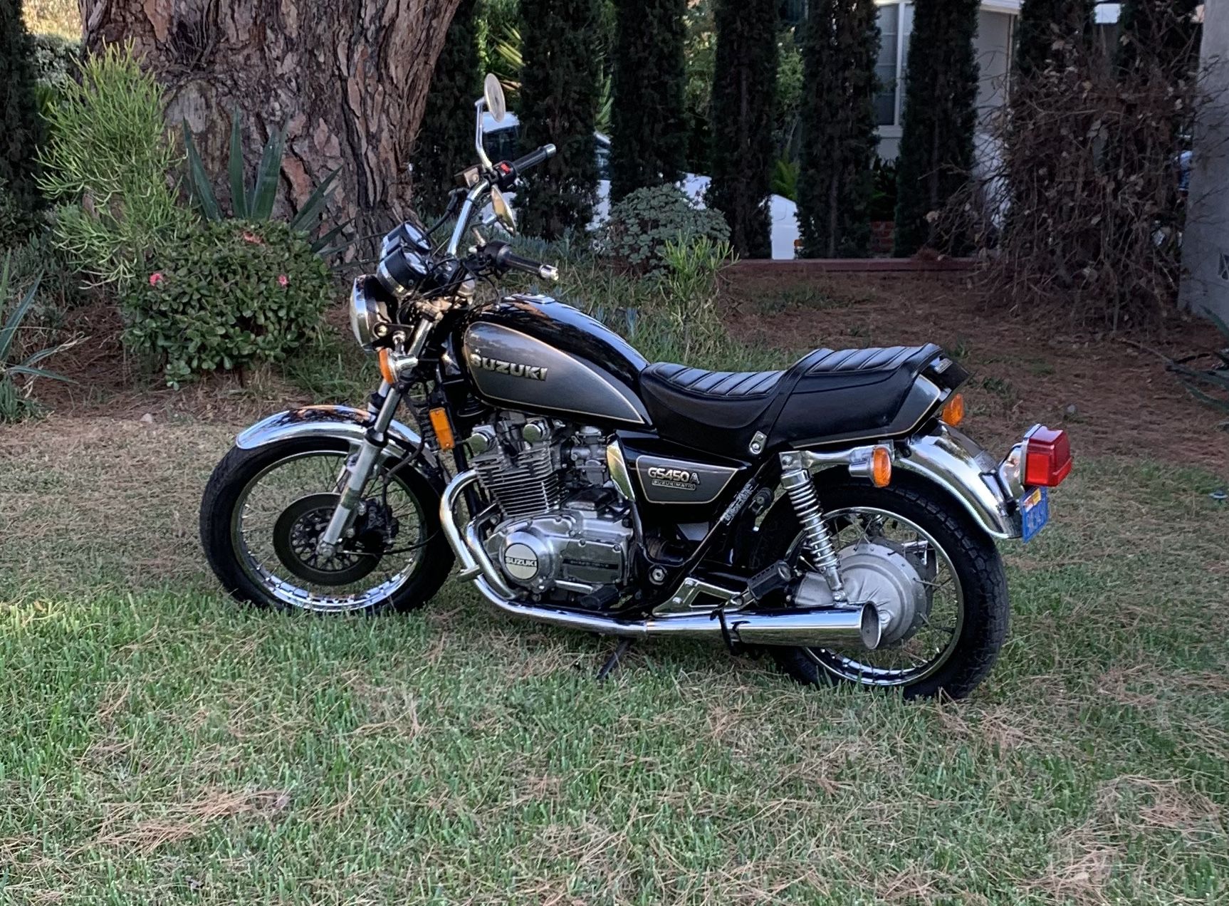 1983 SUZUKI GS450A ‘Suzukimatic’ motorcycle Xlnt!