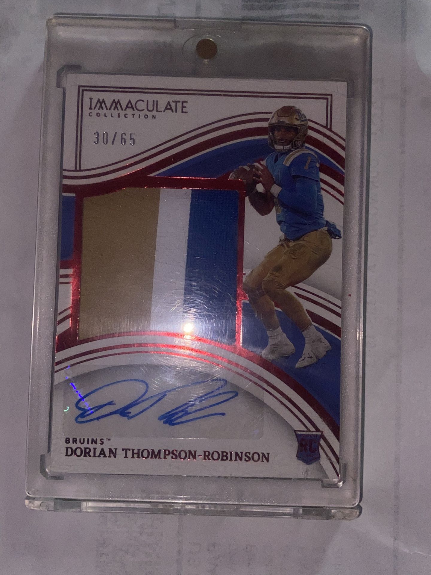 2023 Immaculate Collegiate Collection Dorian Thompson-Robinson RPA /65