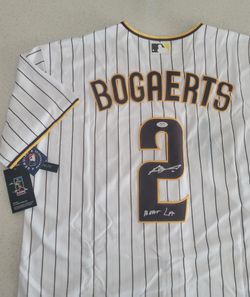 Xander Bogaerts Signed San Diego Padres Jersey With BEAT LA Inscription PSA Auto