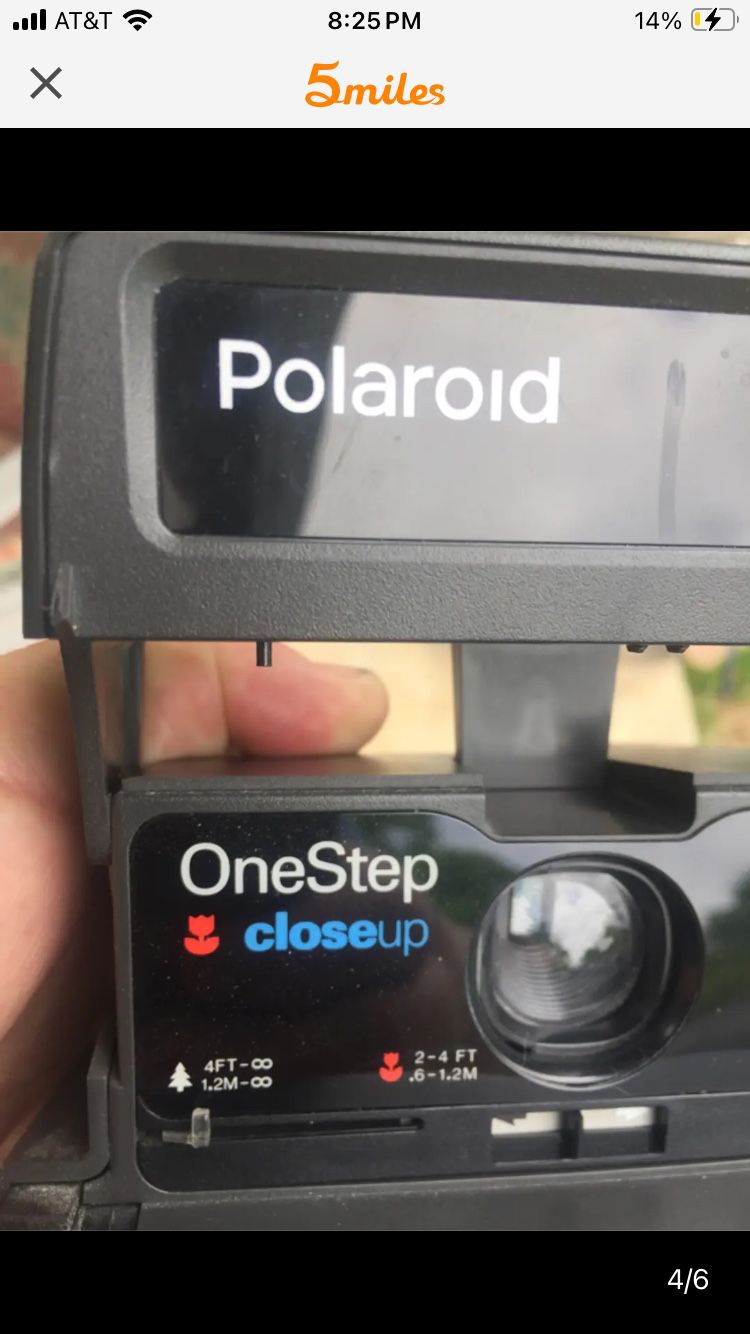 Polaroid one step close up camera