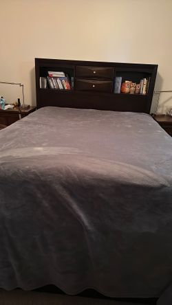 Spread bed king size, gray color