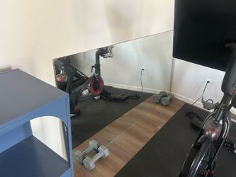 Oversized single glass mirror