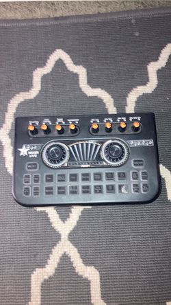 Mixer Live Portable Sound Card Mixer