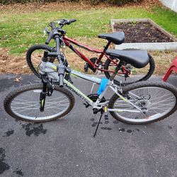 2 Kids Mountain Bikes