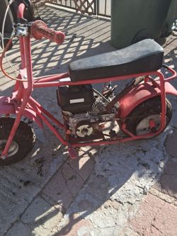 Red minibike