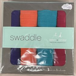 Aden + Anais Muslin Swaddle Blankets – 4 Pack – New