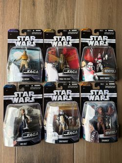 Star Wars Action Figures Lot of 6 (Factory Sealed/Never Opened) 2006