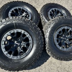Fuel Raptor Oem Wheels 17x8.5 +35 Offset With Bfg Ko2 315/70R17 Tires 🔥🔥🔥