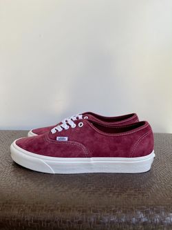 Vans Authentic White and Maroon