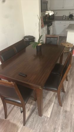 Brown Dining Room Set