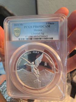 Libertad silver 5 y 2 oz