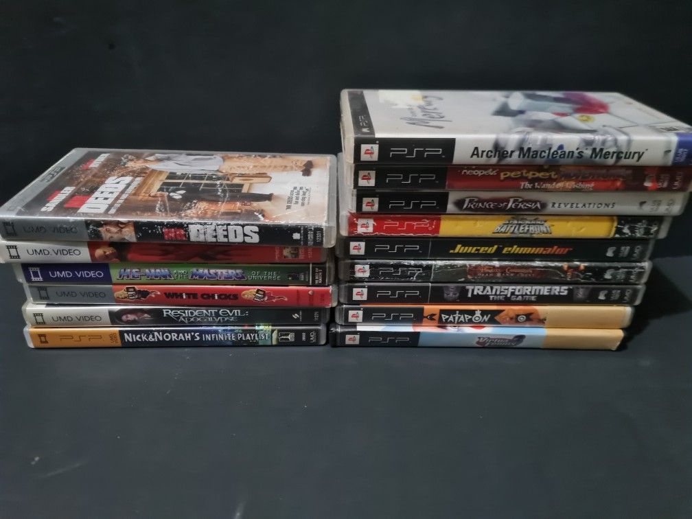 PSP UMD GAMES AND MOVIES