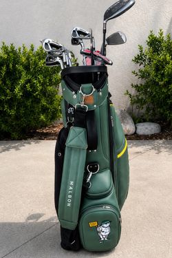 Malbon Bag with Taylormade Clubs