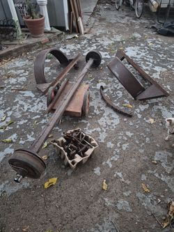 Trailer axel seven foot
