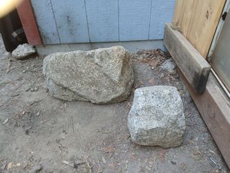 Two Granite Yard Stones