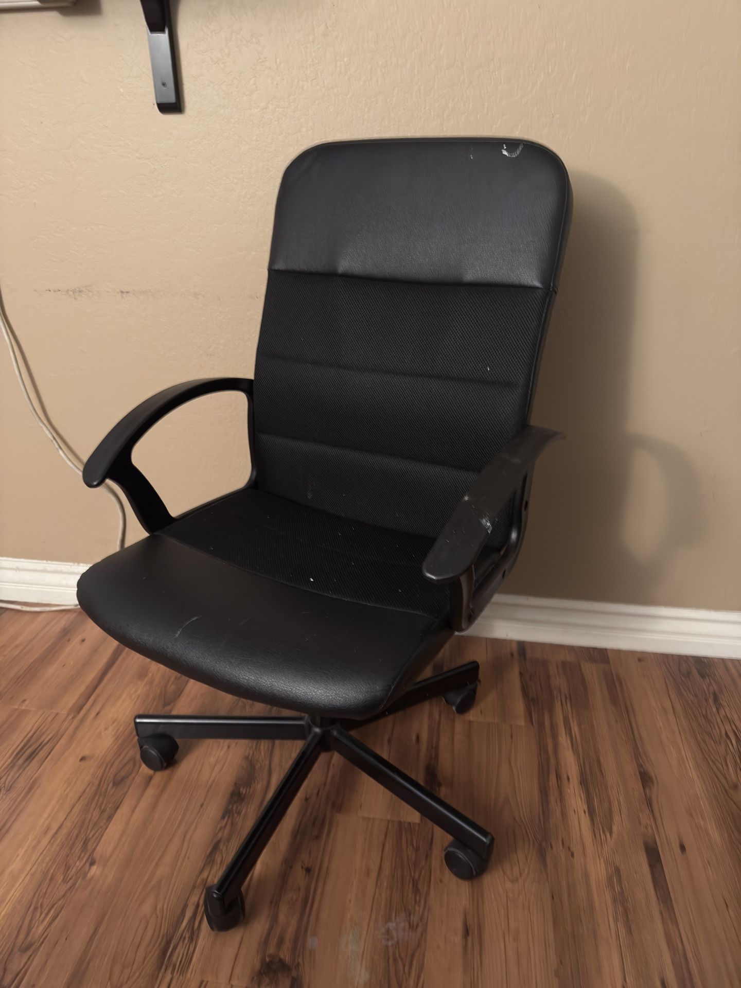 IKEA Black Rolling Chair 
