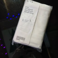 NEW IKEA Dvala King White Pillowcases 