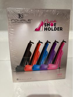 Shoe flat iron holder