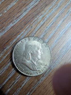 1948 Silver Franklin Half, High Grade Coin