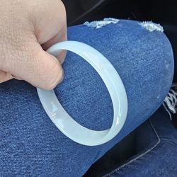 White Jadeite Bangle