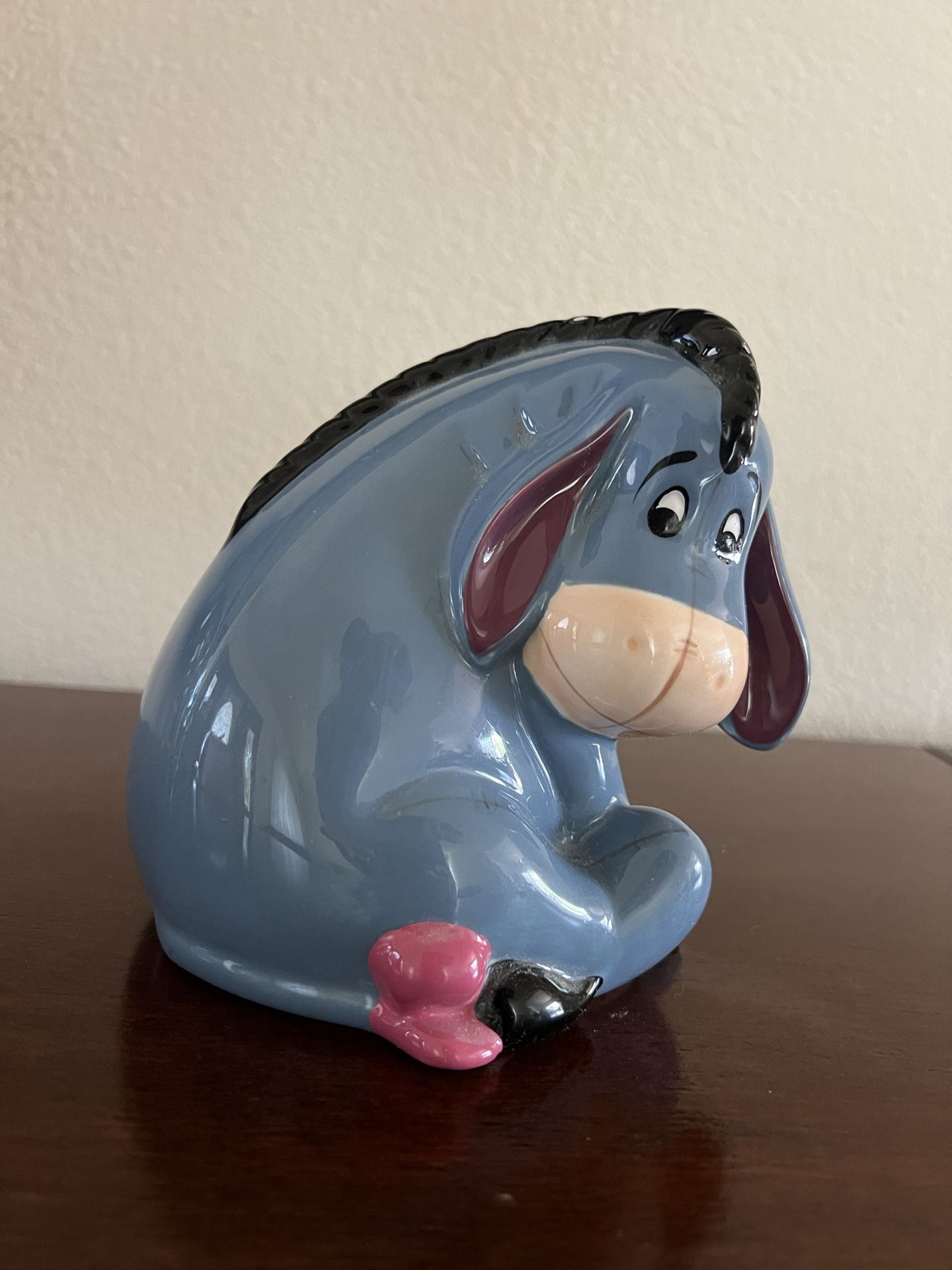 Disney Hand Painted Pooh N’ Friends Ceramic Eeyore Toothbrush Holder