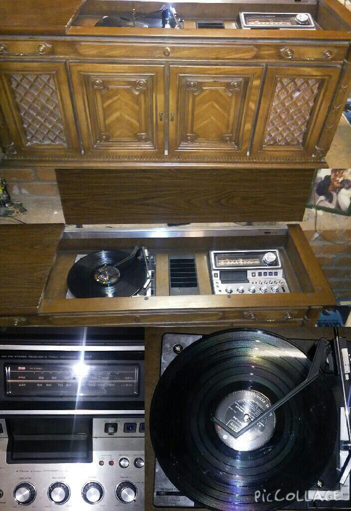 Vintage Montgomery Wards Airline Stereo Console
