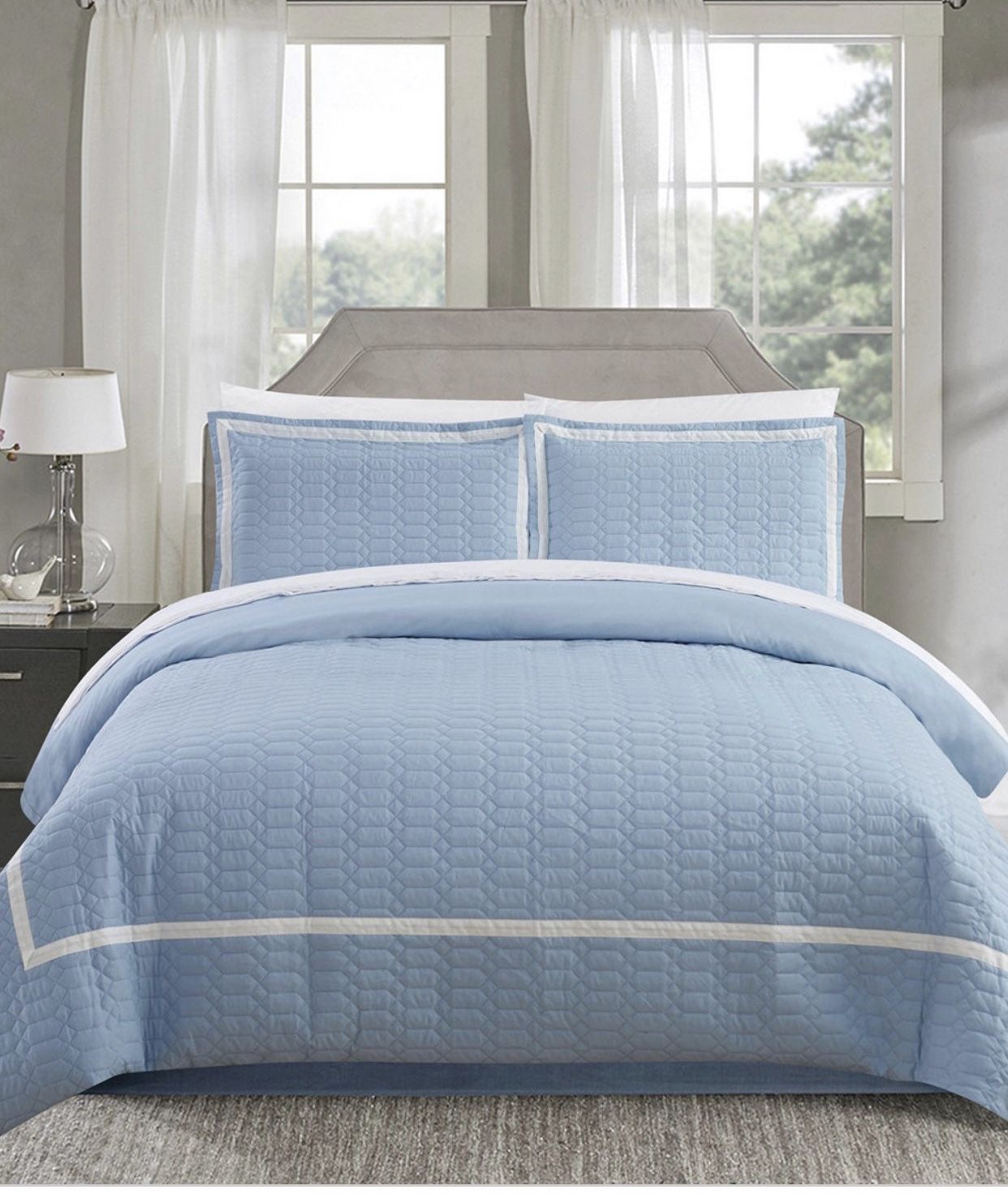 3 pc king duvet cover set