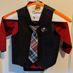 Boys 2T four piece dress pants outfit