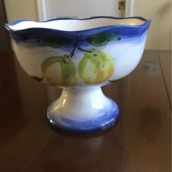 Ceramic Pedestal  Bowl