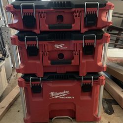 Milwaukee 3 Stage Rolling Pack out Brand New