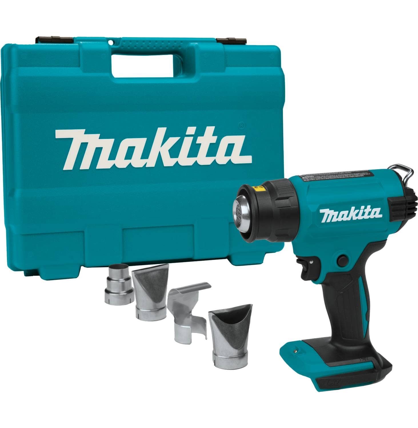 Makita Heat Gun XGH01ZK 18V LXT Lithium-Ion Cordless with 4x nozzles and tool case (Brand New)