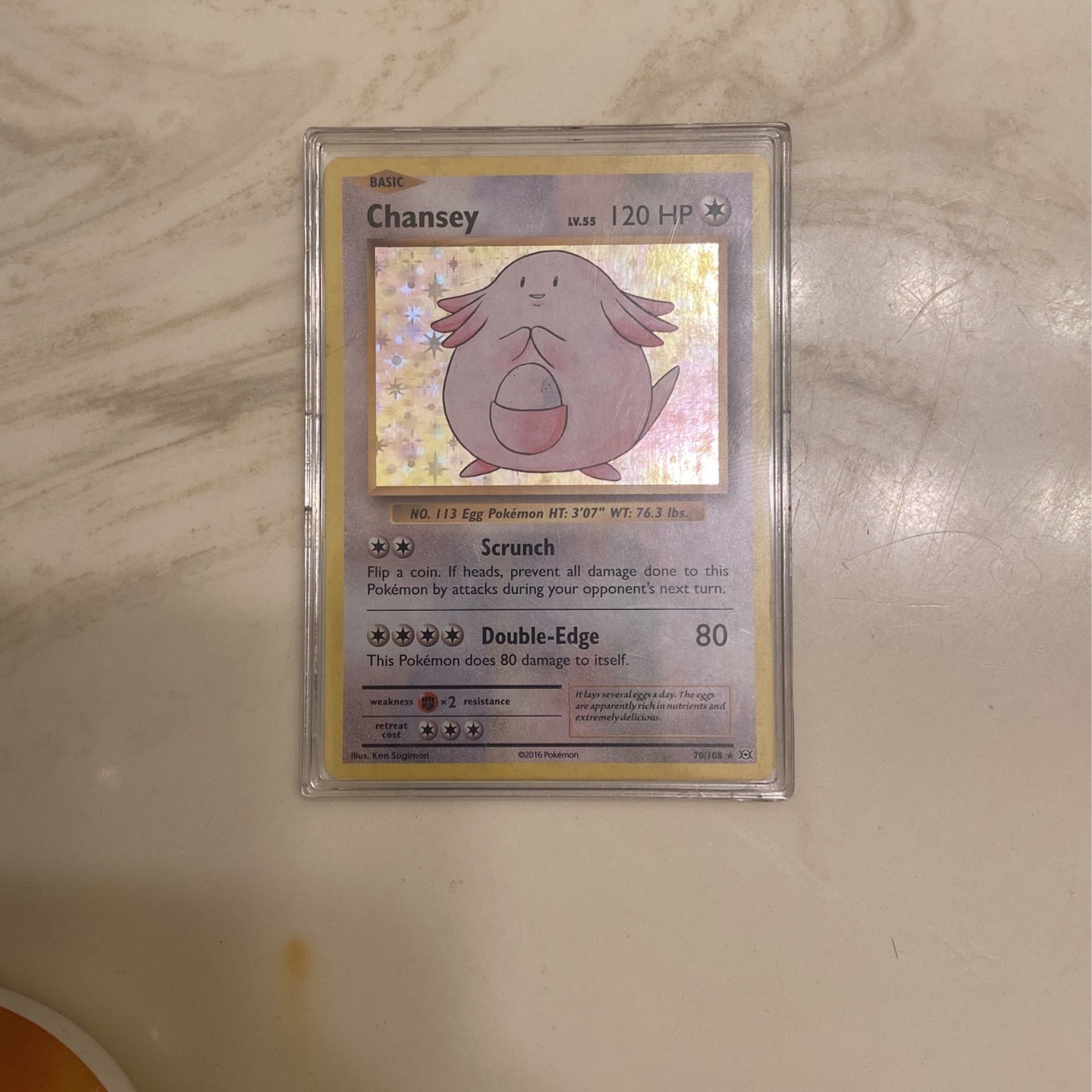 Chansey Pokémon Card SUPER RARE