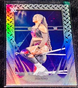 WWE Jaida Parker Refractor Diamond Plate Chrome 2026