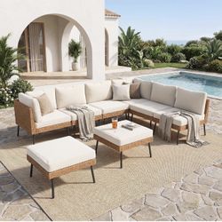 New,8 Pieces Outdoor Patio Set ( Already Assembled 