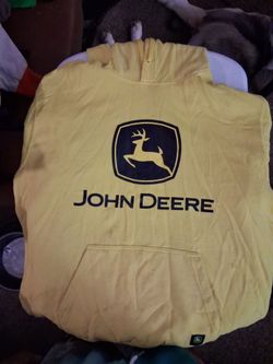 John Deere Yellow Pullover Hoodie