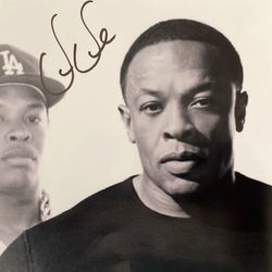 DR. DRE Autographed Signed 8.5x11 Photo  STILL DRE -- COA