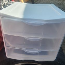 3 Drawer Plastic Storage 