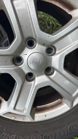 Jeep wheel center cap