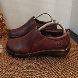 Born Leather Toby Duo Loafers Size 7.5