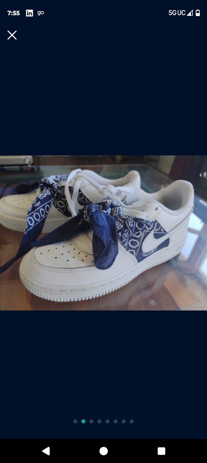 Kids Air Force 1 Bandana Custom