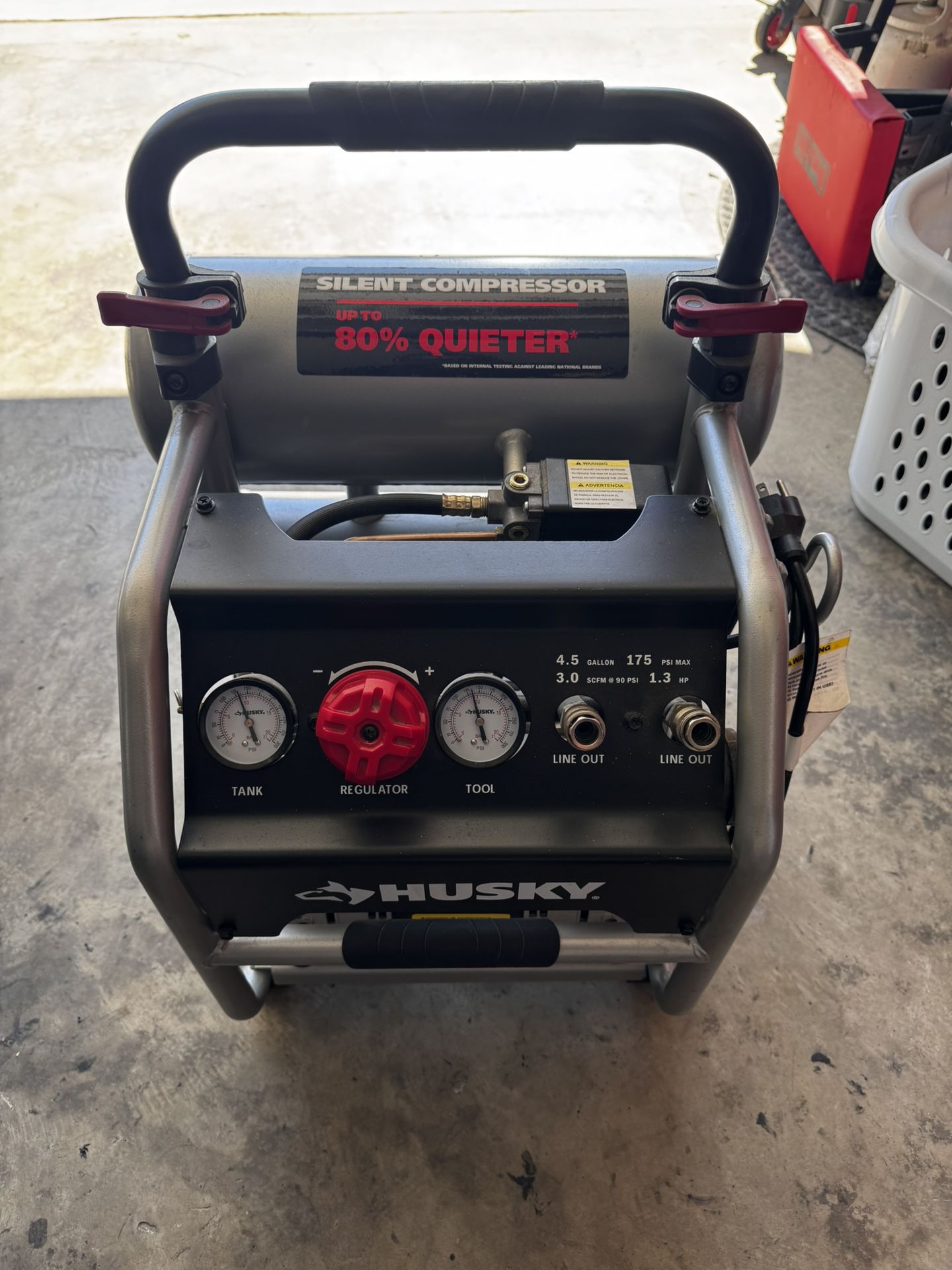 Husky Silent Air Compressor