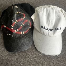 Used Designer Hats | Balenciaga & Gucci 