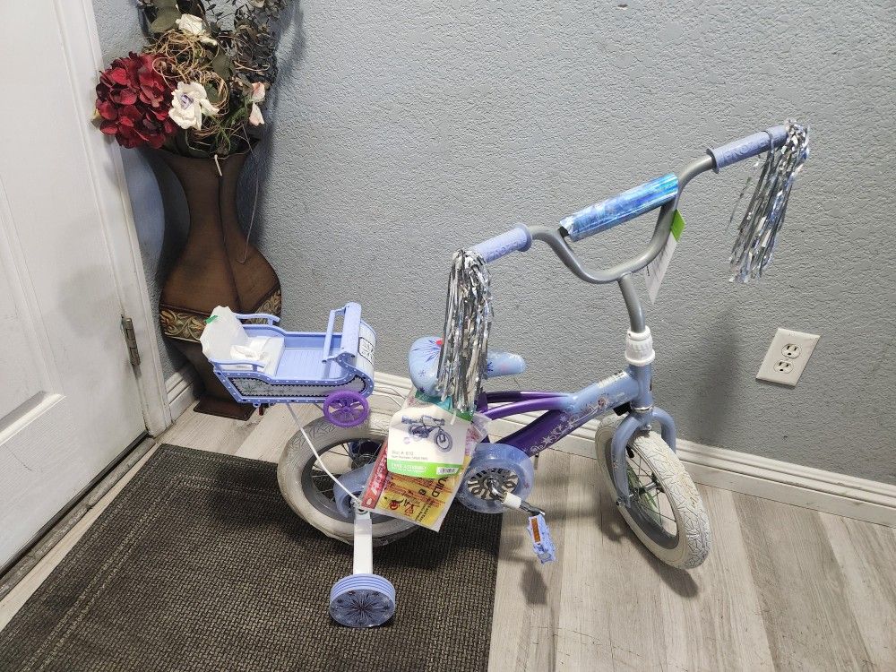 Huffy Bike Frozen Kids Girl 12 New Ready To Ride