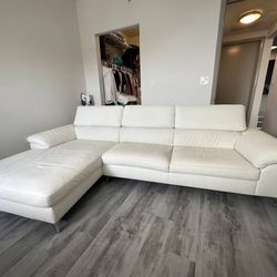 Leather sofa
